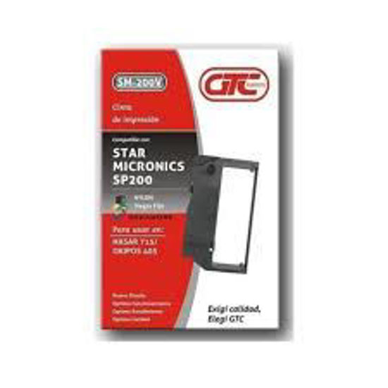 Imagen de CINTA PARA TIQUEADORAS GTC SM-200