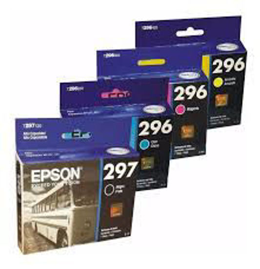 Imagen de EPSON 296 COLOR/297 Negro 297