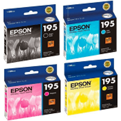 Imagen de EPSON 195 NEGRO/CYAN/MAGENTA/AMARILLO