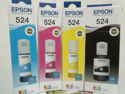 Imagen de BOTELLAS DE TINTA INKJET ORIGINALES EPSON 524