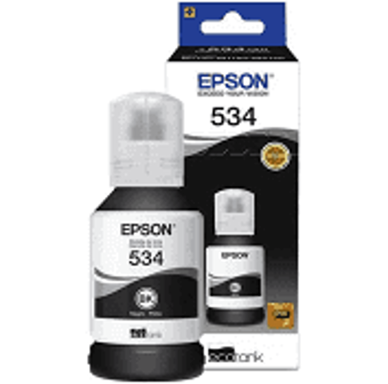Imagen de TINTA EPSON 534 NEGRO PARA 1100 1120 1180 2140 2170 3170 3180