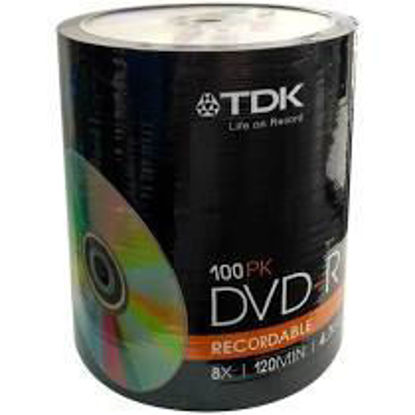 Imagen de DVD-R BULK X 100 UNIDADES