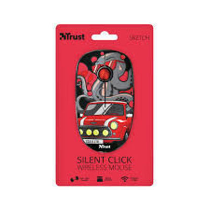 Imagen de MOUSE SKETCH SILENT CLICK WIRELESS (azul, rojo y amarillo)