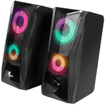 Imagen de PARLANTES 2.0 INCENDO LUCES LED XTS-130 MULTIMEDIA