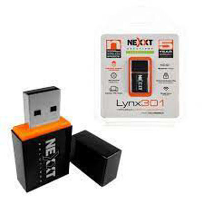 Imagen de ADAPTADOR USB WIFI PLACA DE RED LYNX 301 300 MBPS