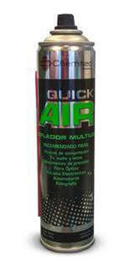 Imagen de SOPLADOR, AIRE COMPRIMIDO MULTIUSO/LIMPIEZA PC AEROSOL X 400 ML