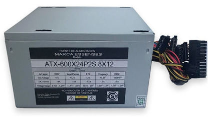 Imagen de FUENTE DE ALIMENTACION 600W ATX COOLER 12 CM//SIN STOCK