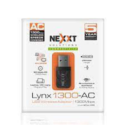 Imagen de ADAPTADOR WIFI USB DUAL BAND LYNX 1300AC 1300MBPS