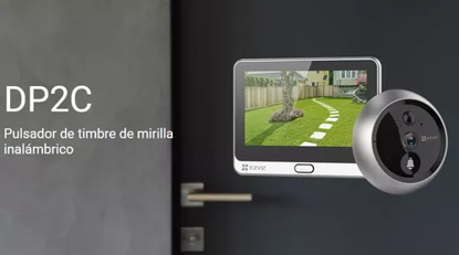 Imagen de VideoPortero  EZVIZ  Wire Free Peephole DoorBell  MODELO DP2 C
